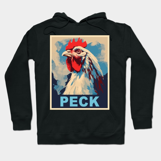 Pun Chicken Gifts Men Kids Women Meme Funny Chicken Hoodie by KsuAnn